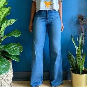 Soft Anthropologie J-Brand Wide Leg Jeans